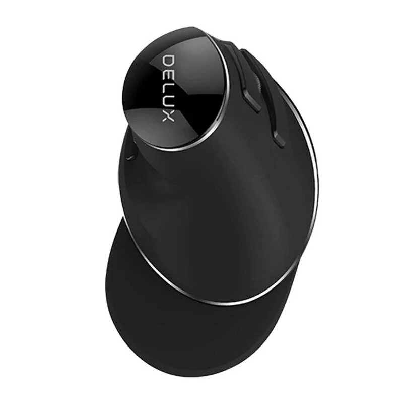 Delux M618PD BT+2.4G 4200DPI Vezeték nélküli függőleges egér
