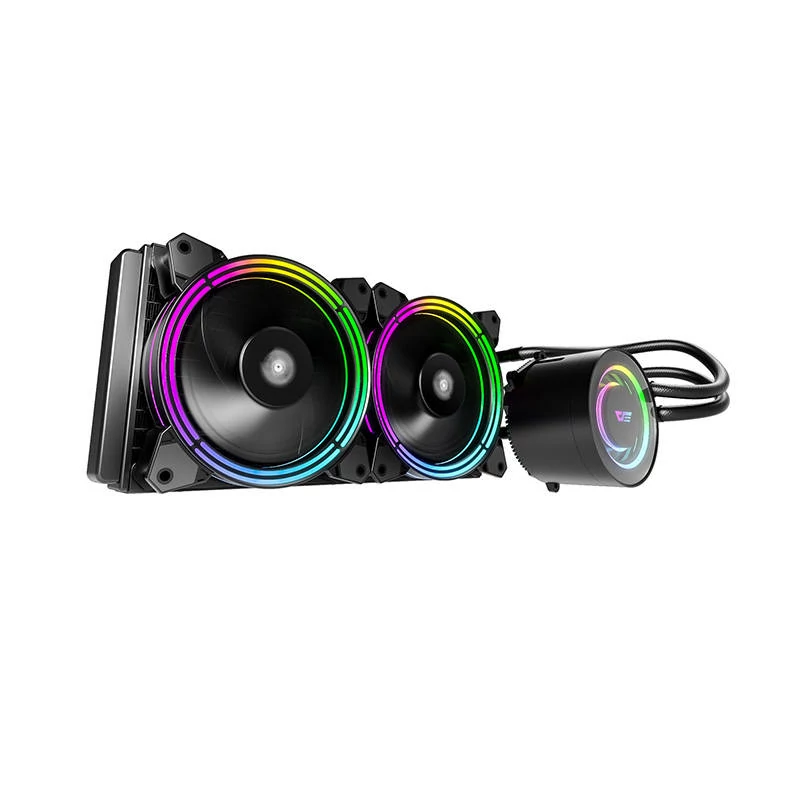 Darkflash TR240 Számítógép vízhűtés AiO RGB 2x 120x120 (fekete)