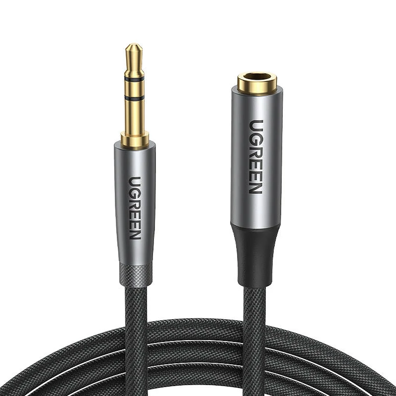 UGREEN AV190 3,5 mm-es Jack Audio Hosszabbító Kábel, 3 Méter (Fekete)