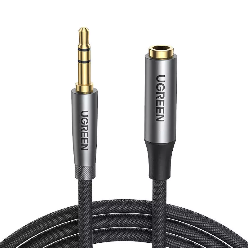 UGREEN AV190 AUX 3.5mm jack audió hosszabbító kábel, 2m (fekete)