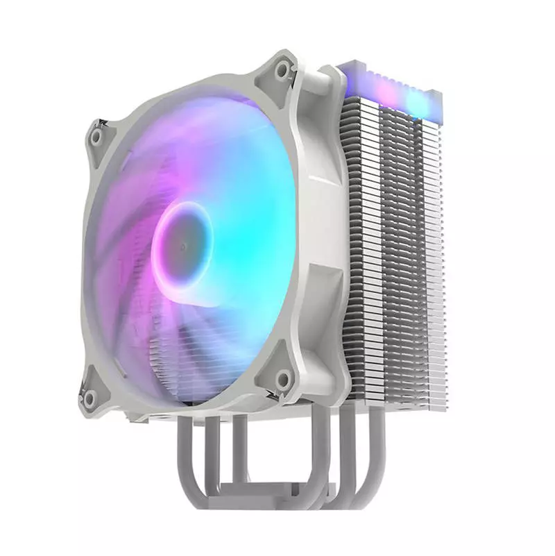 Darkflash Darkair LED Aktív CPU hűtő (hűtőborda + ventilátor 120x120) fehér