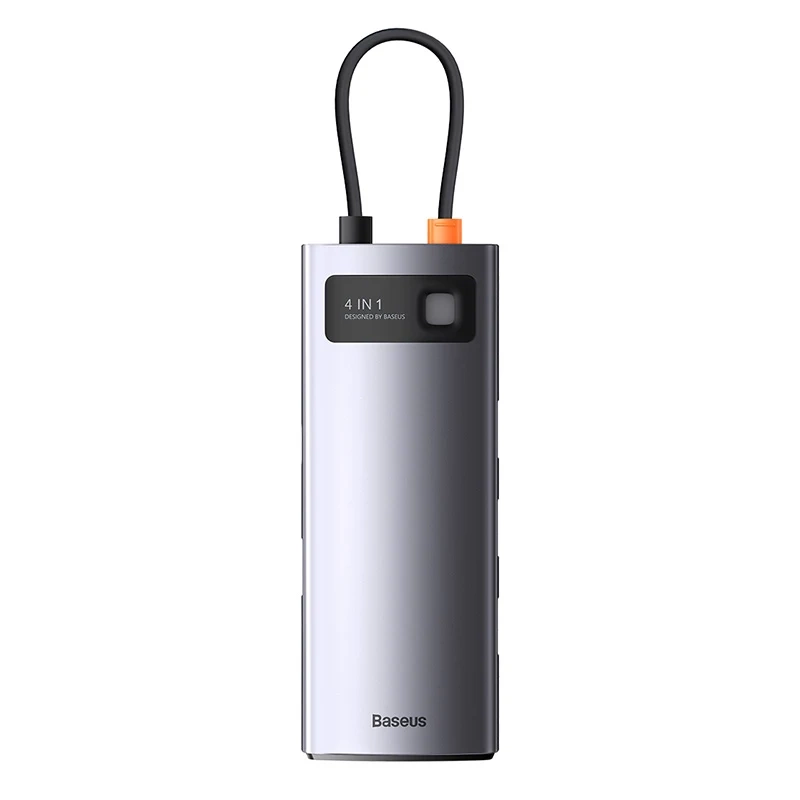 Baseus Metal Gleam 4 az 1-ben USB-C - 4x USB 3.0 Hub