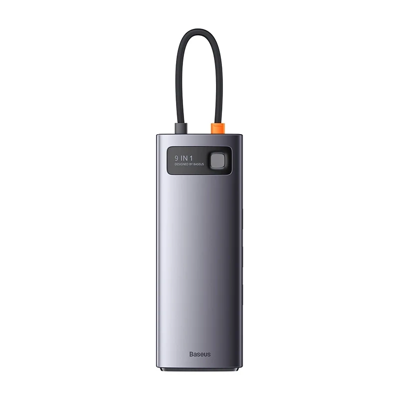 Baseus Metal Gleam sorozatú 9 az 1-ben USB-C hub