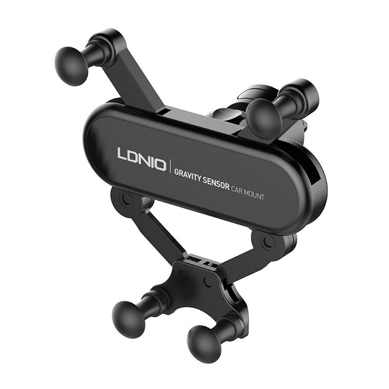 LDNIO MG03 Autós gravitációs telefontartó (fekete)