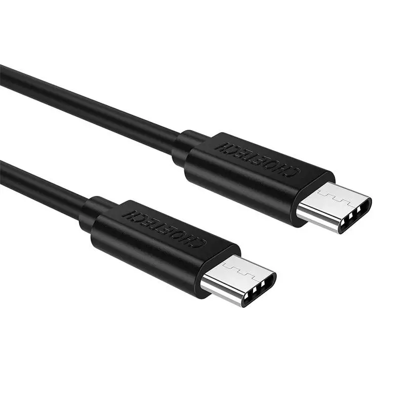 Choetech USB-C - USB-C kábel, 1 méter, fekete