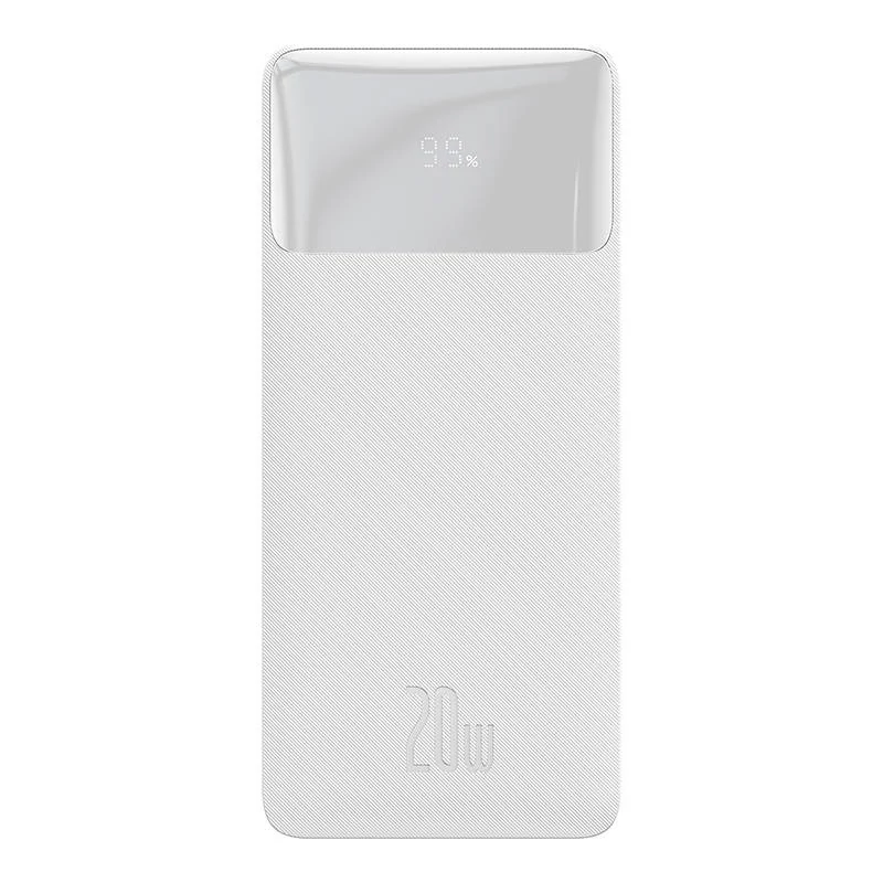Baseus Bipow Powerbank, 10000mAh, 20W (fehér)