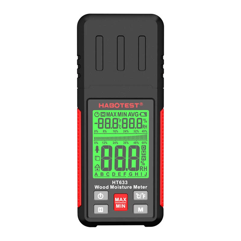 Habotest HT633 Fa Nedvességtartalom Mérő
