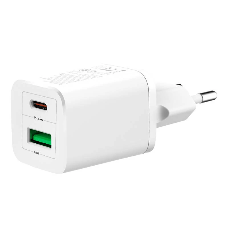 XO HN238A mini fali töltő 30W, PD (fehér)