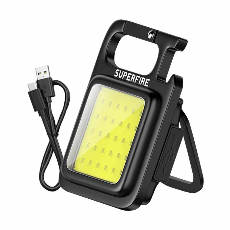 Superfire MX16 Zseblámpa, 600 lumen, 500 mAh, USB-C csatlakozóval