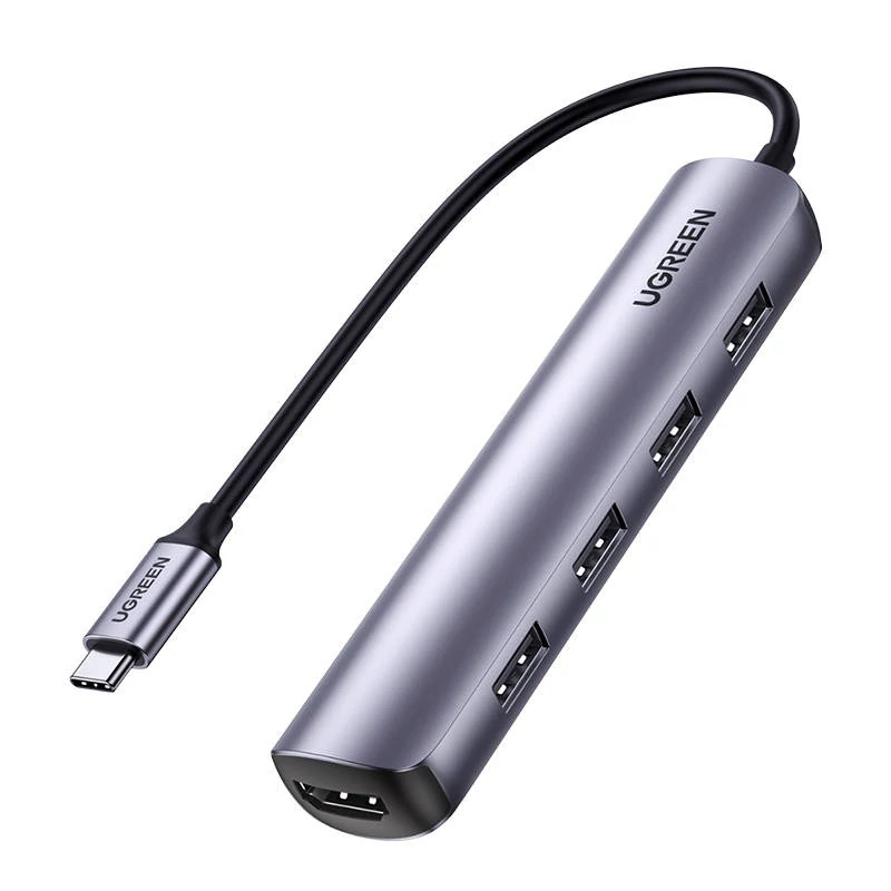 UGREEN USB-C 4x USB 3.0 és HDMI adapter hub