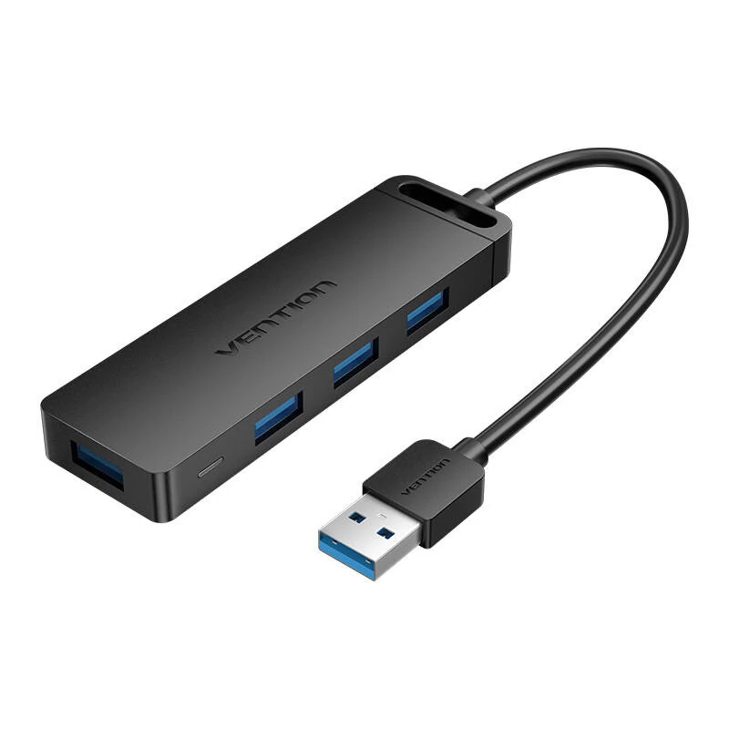 Vention CHLBD USB 3.0 PD0.5m Fekete 4 Portos Hub