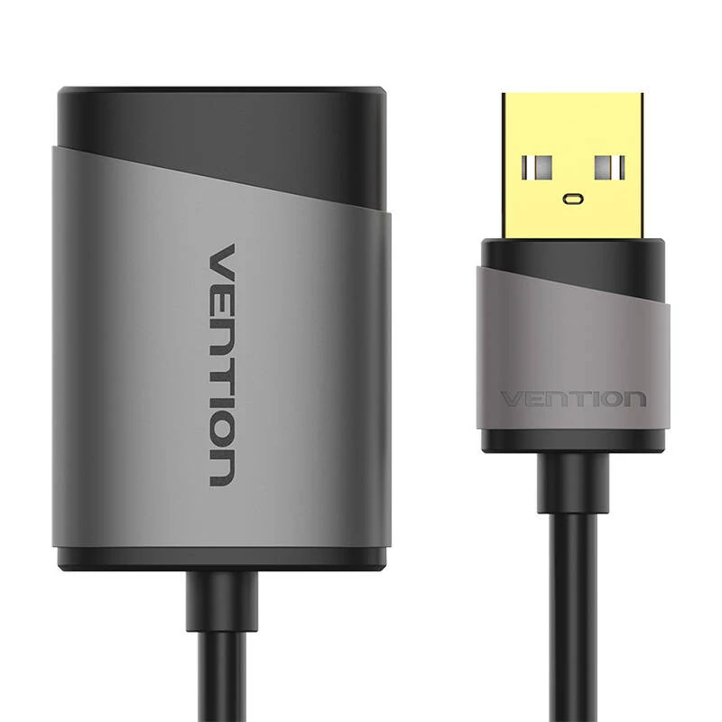 Vention CDKHB Külső USB Hangkártya 3.5mm-es Jack Csatlakozóval, 0.15m (Szürke)