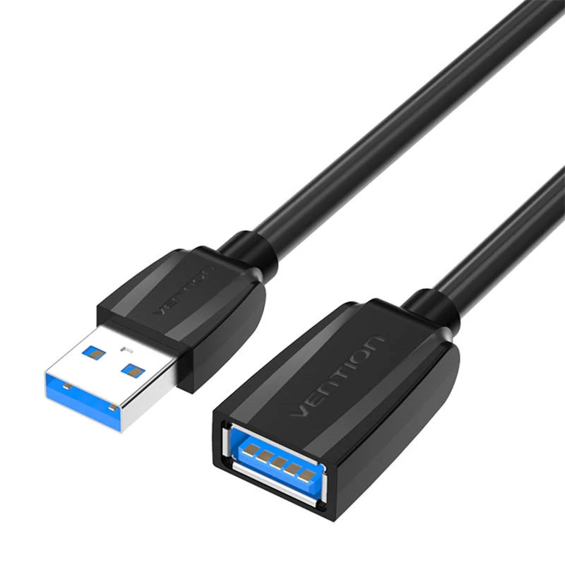 Vention Extension Cable USB 3.0 male USB to female  VAS-A45-B200 2m (Black)