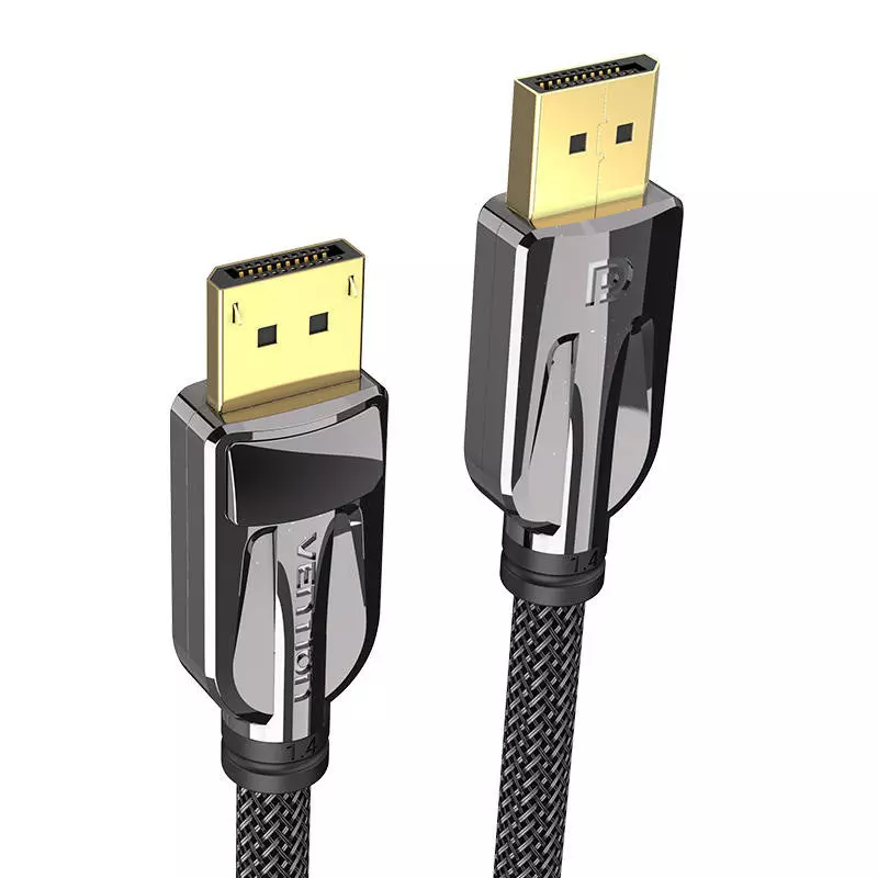 Vention HCABF 2x DisplayPort 1.4 kábel, 8K 60Hz, 1m (fekete)