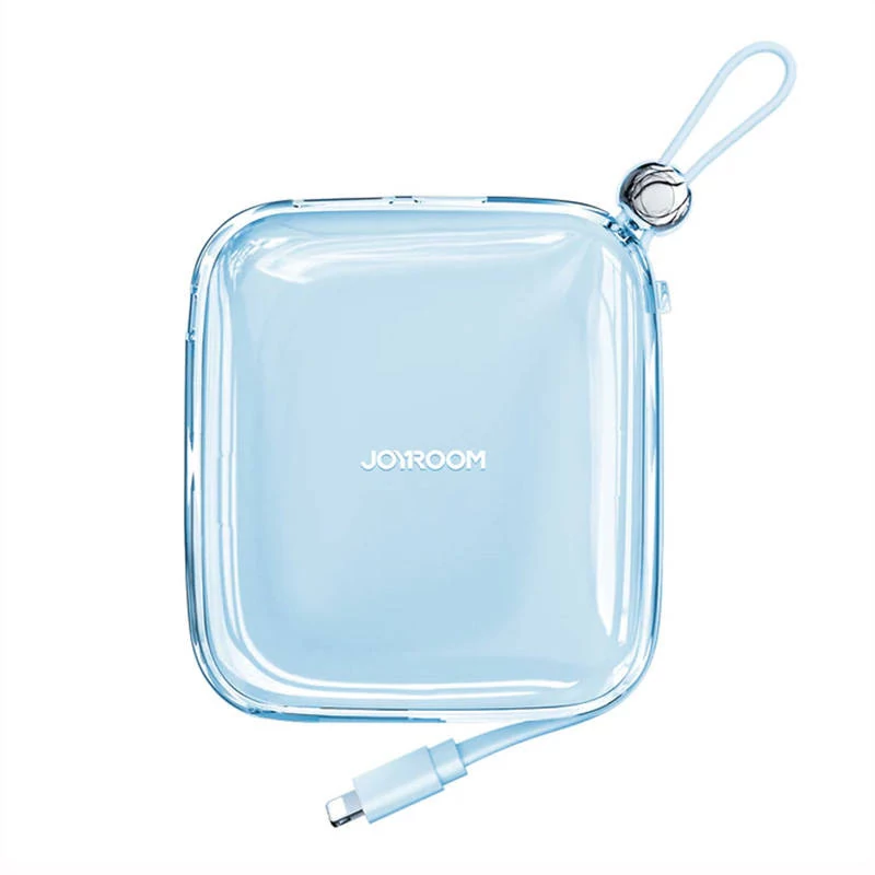 Joyroom JR-L003 Jelly 10000mAh Powerbank Lightning csatlakozóval, 22,5 W teljesítménnyel (Kék)