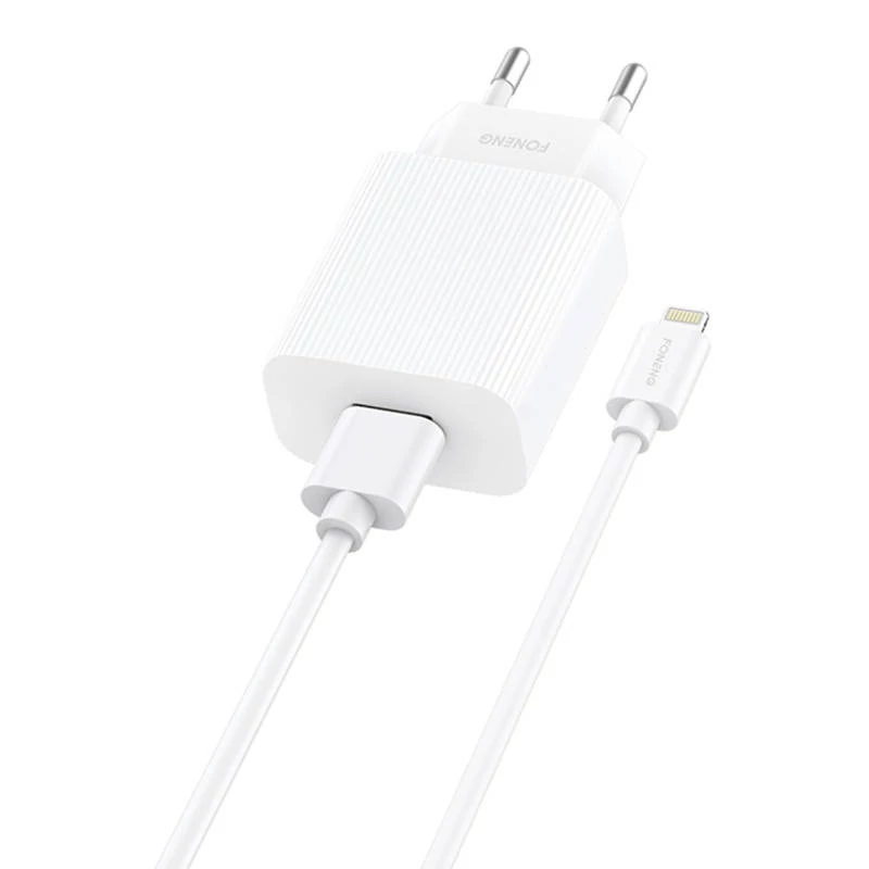 Foneng EU28 2.4A töltő USB-A - Lightning kábellel