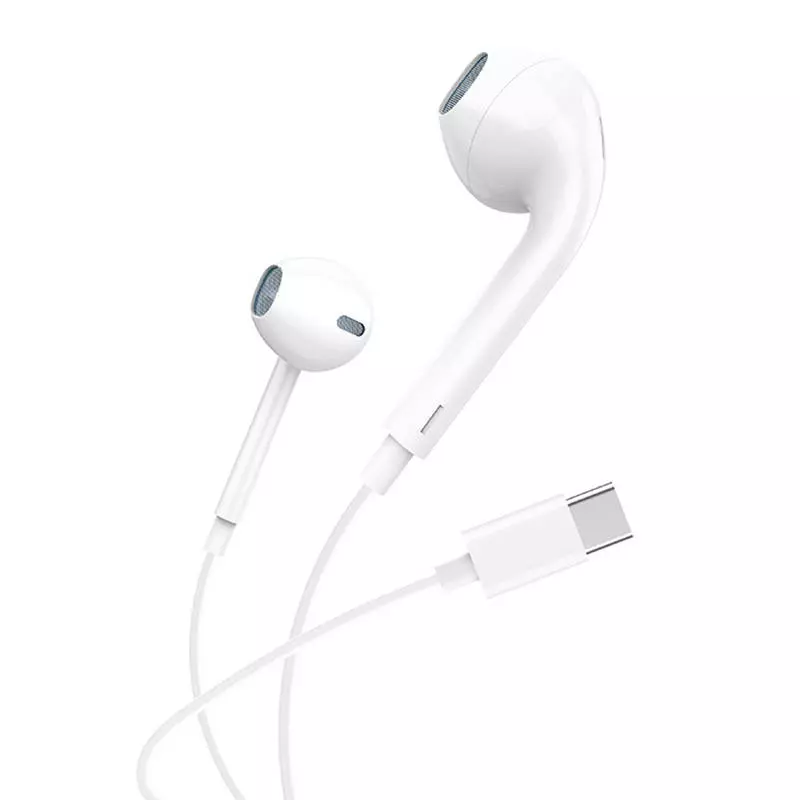 Foneng T15 USB-C vezetékes fülhallgató (fehér)