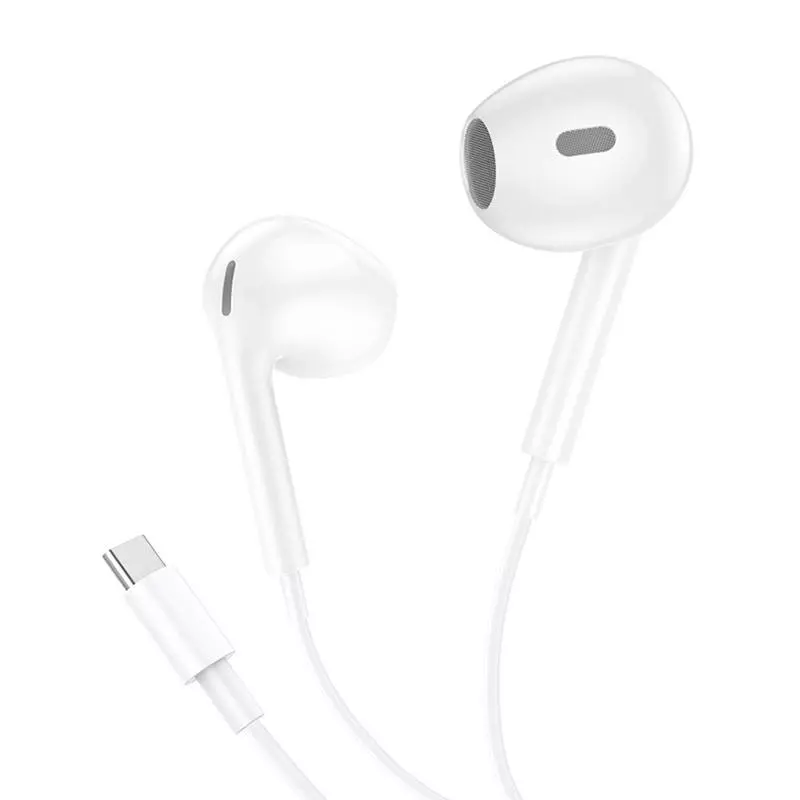 Foneng T61 Vezetékes Fülhallgató, USB-C Csatlakozóval (Fehér)
