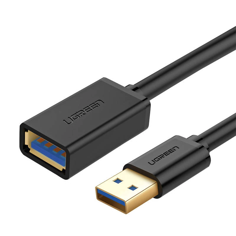 UGREEN 10368B USB 3.0 GAMER kábel, 1 méter, fekete (apa-anya csatlakozókkal)