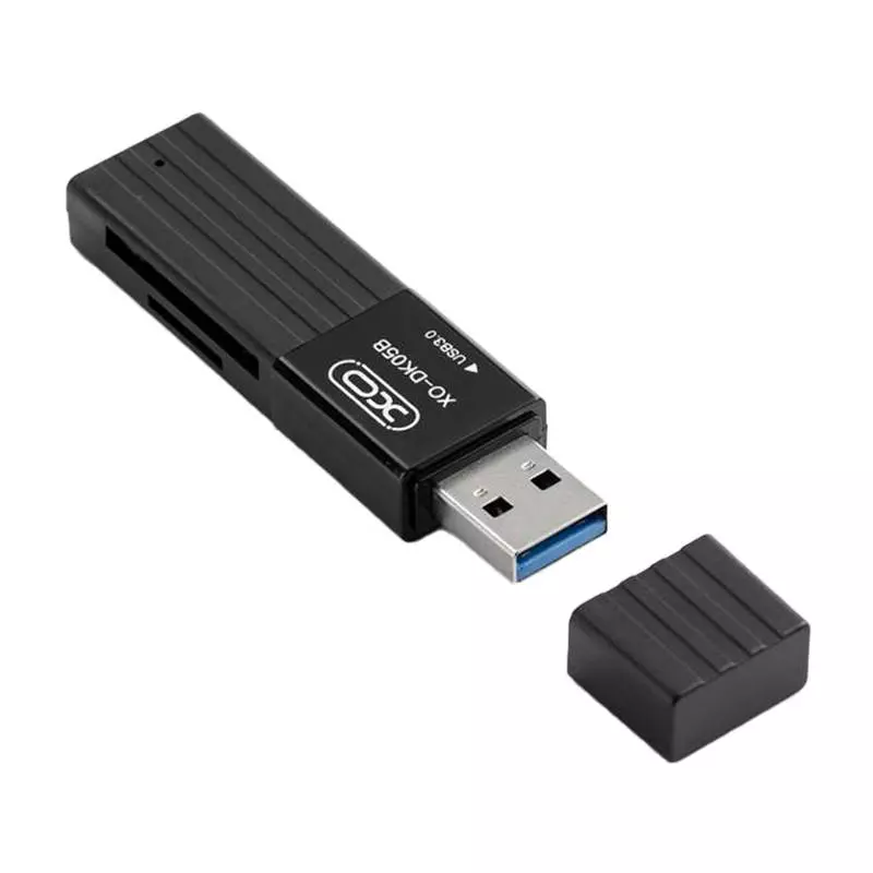 XO DK05B 2W1 USB 3.0 memóriakártya-olvasó (fekete)