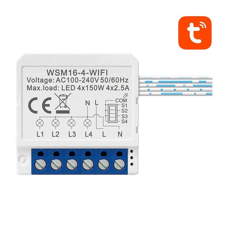 Avatto WSM16-W4 WiFi Okos  Kapcsoló Modul