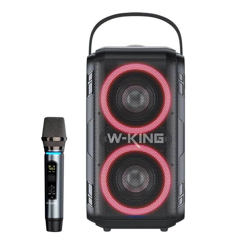 W-KING T9 vezeték nélküli Bluetooth hangszóró (60W, fekete)