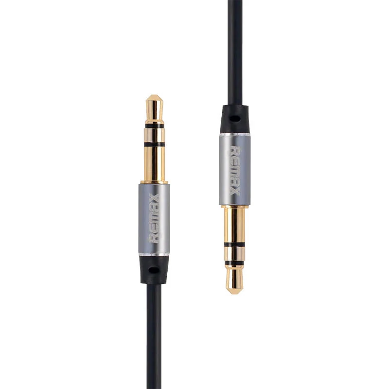 Mini jack 3.5mm AUX cable Remax RL-L100 1m (black)