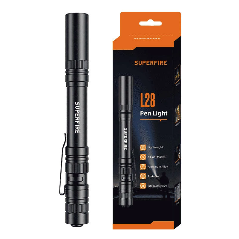 Superfire L28 Zseblámpa, 121 lumen