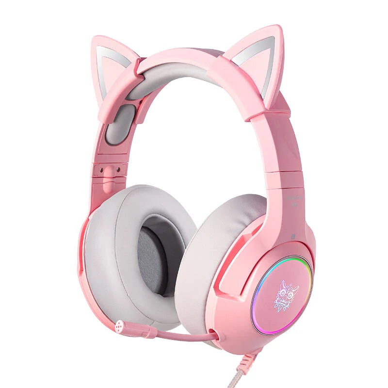 ONIKUMA K9 Rózsaszín GAMER Fejhallgató