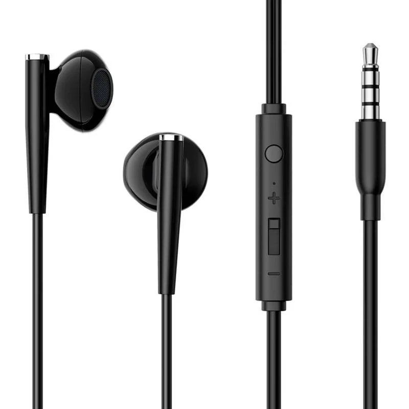 Joyroom JR-EW04 vezetékes fülhallgató, Half in Ear (fekete) 