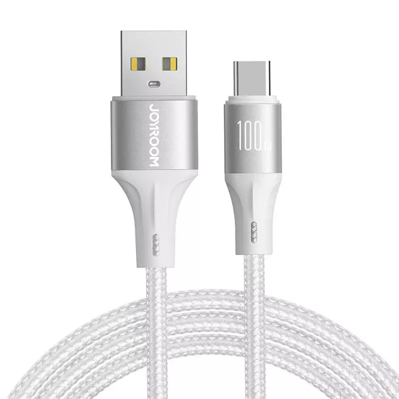 Joyroom Light-Speed SA25-AC6 USB-A - USB-C kábel , 100W , 2 méter , fehér 