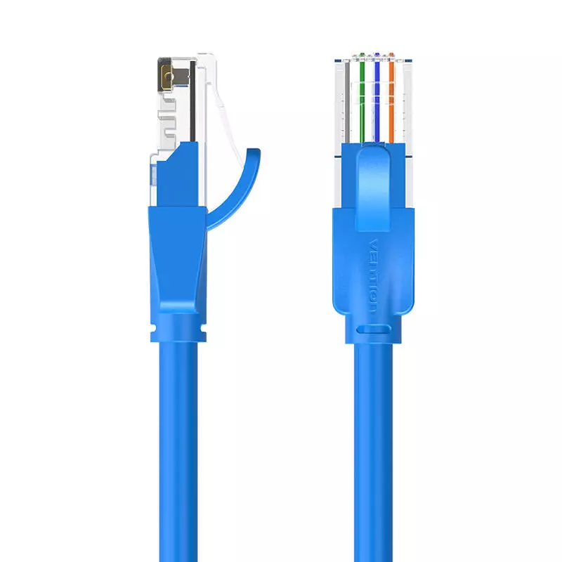Vention IBELH CAT6 UTP Ethernet kábel, RJ45 csatlakozókkal, 1000Mbps, 2 méter, kék
