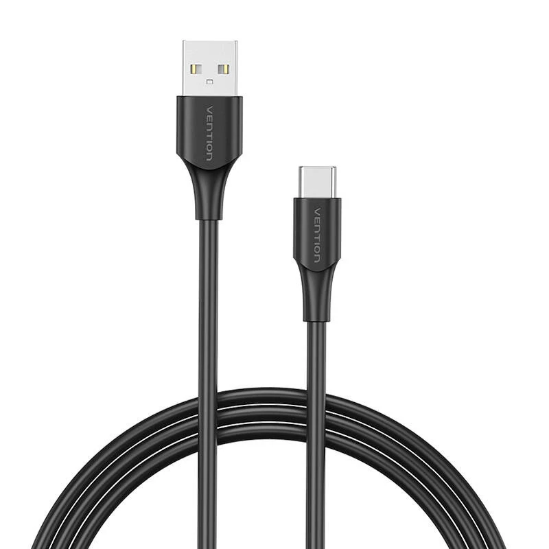 Vention CTHBD USB 2.0 - USB-C kábel, 3A, 0.5m, fekete