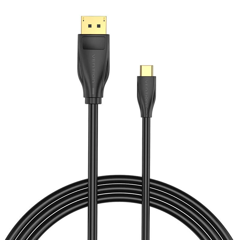 Vention CGYBH USB-C-DisplayPort 1.4 kábel, 2m, 8K 60Hz/4K 120Hz (fekete)