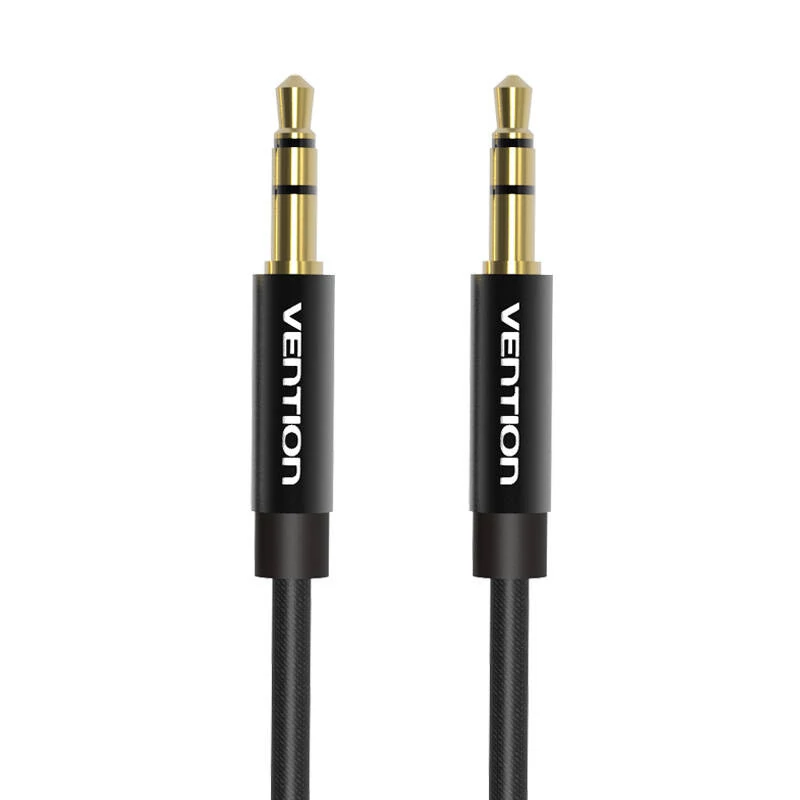 Vention BAGBG 3,5 mm-es mini jack audiokábel (1,5 méter, fekete)