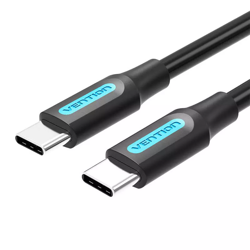 Vention COSBH USB-C 2.0 kábel, PD60W, 2 méter, fekete PVC