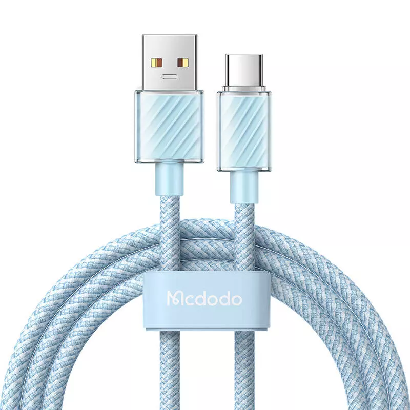Mcdodo CA-3654 USB-A to USB-C Csatlakozó Kábel, 100W, 2 méter (kék)