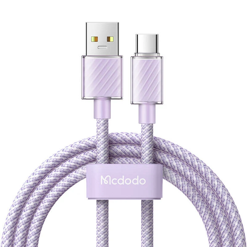 Mcdodo CA-3655 USB-A - USB-C kábel, 100W, 2 méter (lila)