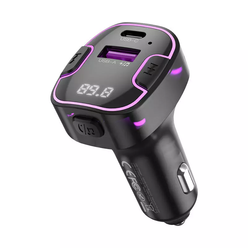 XO BCC12 Bluetooth Autóstöltő MP3 Lejátszóval 5V/3.1A 15W (fekete)