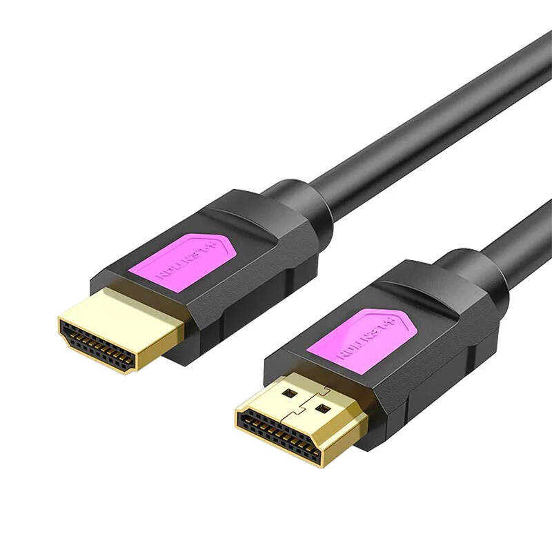 Lention VC-HH20 HDMI 4K nagy sebességű HDMI 2.0 kábel, 18Gbps, PVC, 1m (fekete)
