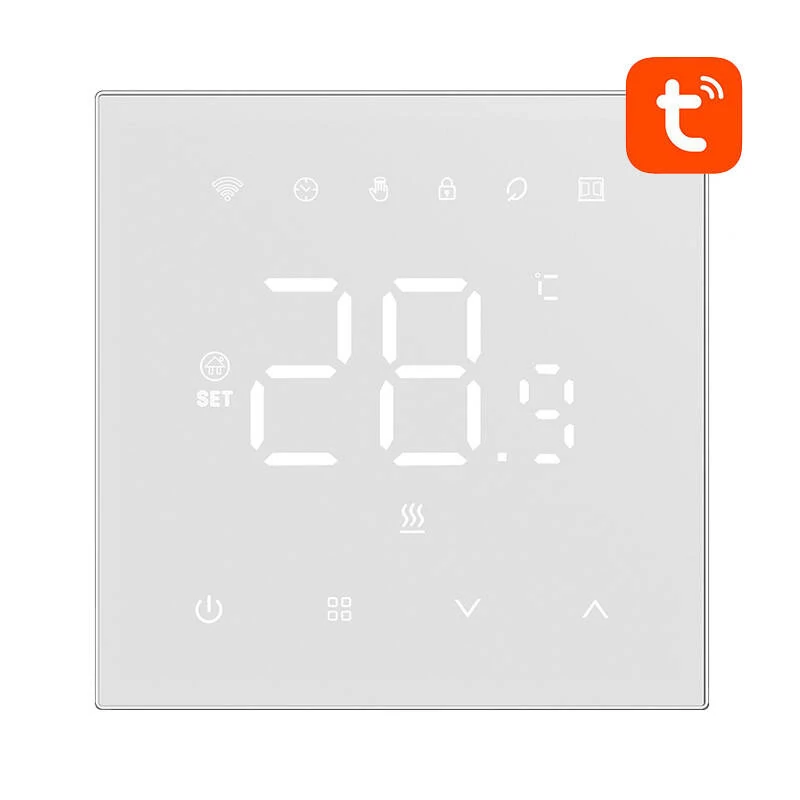 Avatto WT410-16A-W elektromos fűtés okos termosztát 16A WiFi