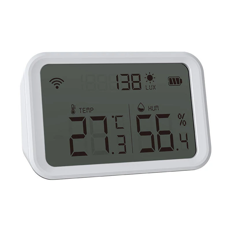 Okos hőmérséklet- és páratartalom-érzékelő NEO NAS-TH02W ZigBee Tuya LCD kijelzővel