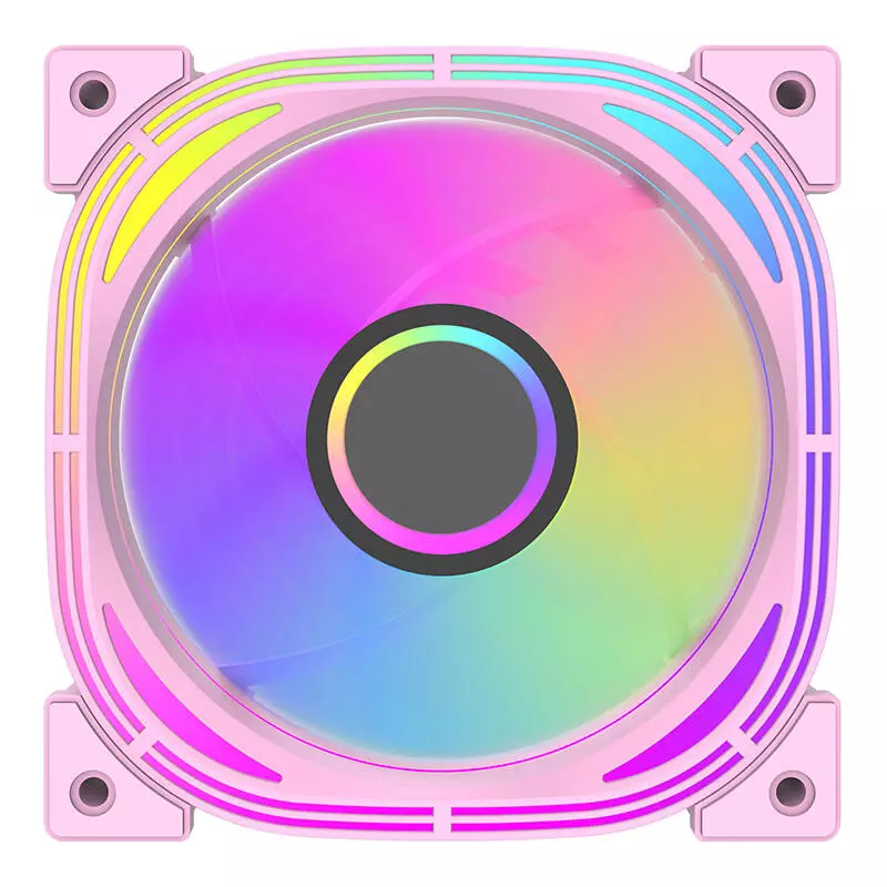 Darkflash INF24 5 az 1-ben ARGB Számítógép Ventilátor Szett (rózsaszín)