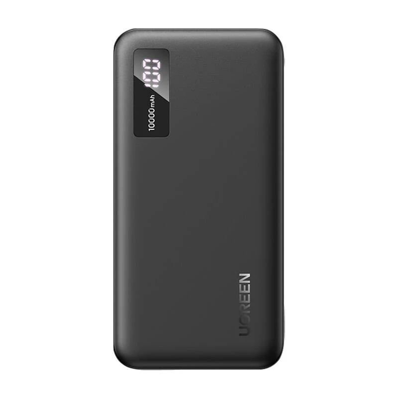 Ugreen PB311 10000mAh USB + USB-C 20W PD hordozható töltő (fekete)