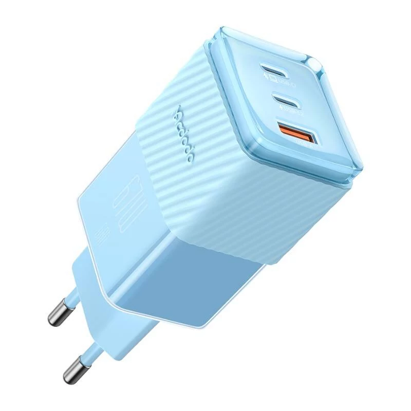 Mcdodo CH-1503 67W GaN Hálózati Töltő 2x USB-C, 1x USB-A (Kék)