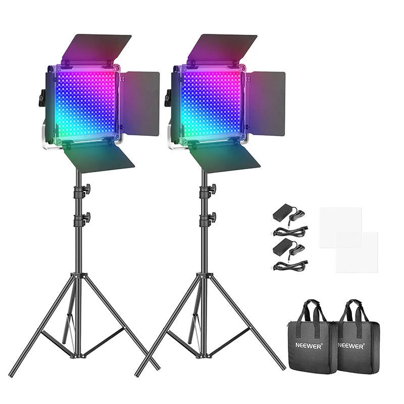 Neewer 660 PRO RGB LED kétlámpás készlet, 50W, 3200-5600K