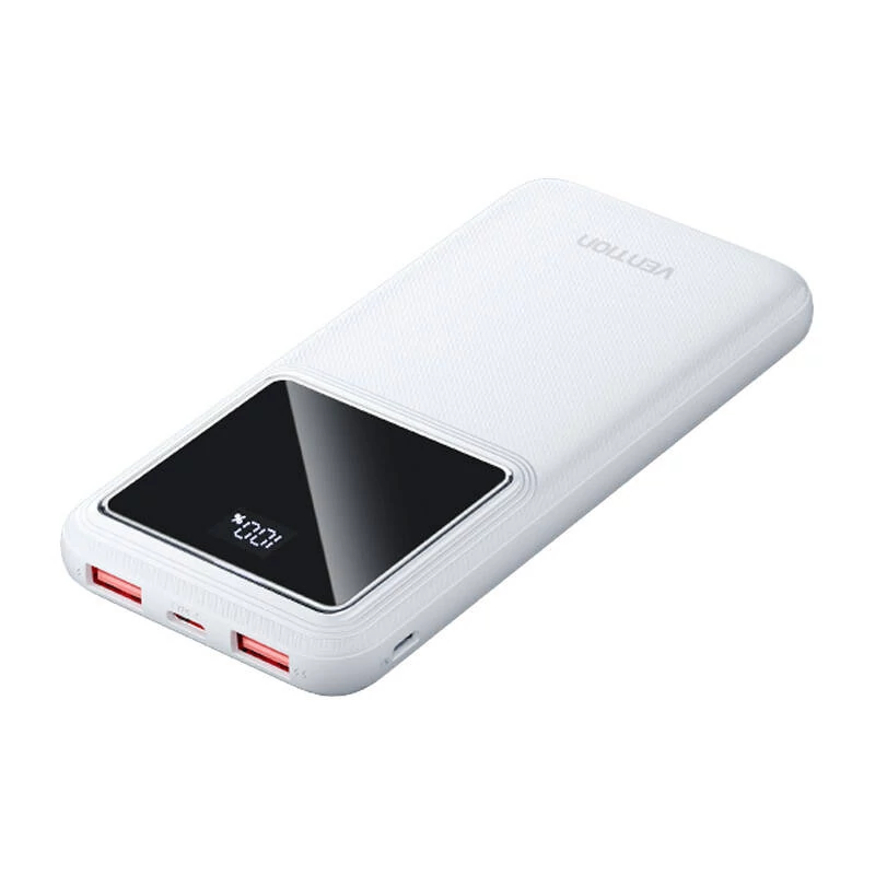 Vention FHKW0 10000mAh Micro-USB, USB-C, 2xUSB-A 22.5W Powerbank (fehér)