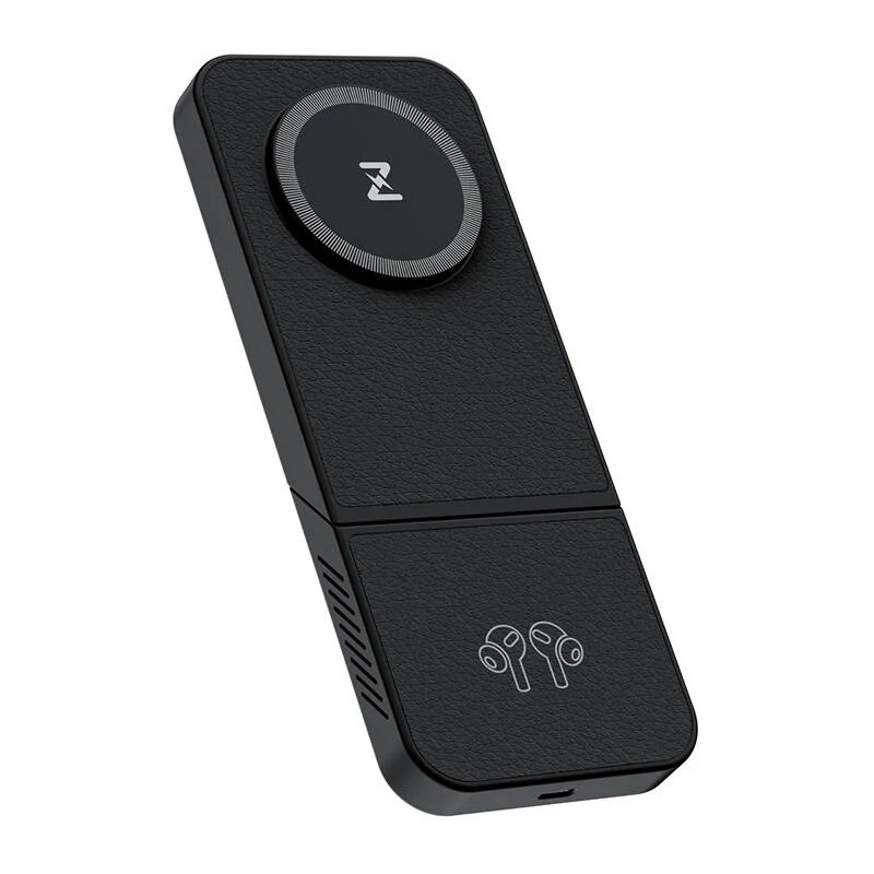 INVZI MGF7B vezeték nélküli töltő, 3in1, 15W (fekete)