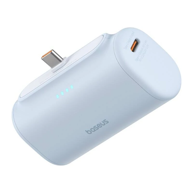 Baseus Compact USB-C 5000mAh, 20W Powerbank (kék)