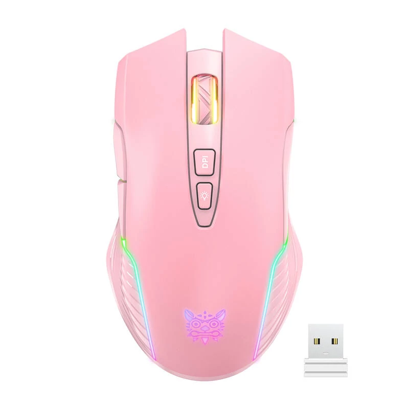 ONIKUMA CW905 Pink 2.4G vezeték nélküli gamer egér